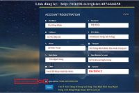 Cách điền thông tin khi đăng ký kiếm tiền với BOTV